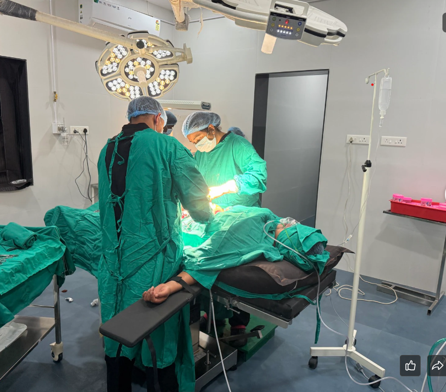 Operation theatre at the hospital